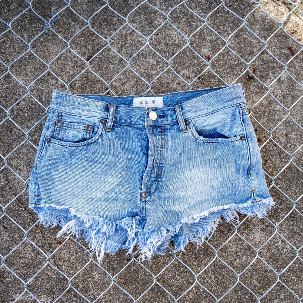 Free People Soft & Relaxed Cutoff Shorts 27"